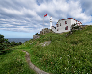 Wall Mural - Lobster Cove Head Lighthouse at Rocky Harbour, Newfoundland