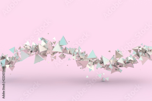 abstrakcjonistyczny-3d-rendering-geometryczni-ksztalty-nowoczesny-projekt-tlo
