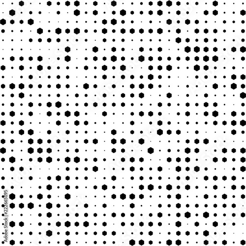 Halftone Hexagon Pattern Vector Background Stock Vector Adobe Stock