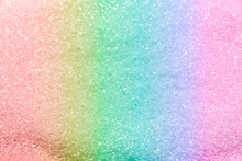 Classic Rainbow Glitter Background - Selective Focus And Stylish - Design Element