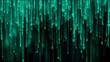 © Dmitry - Data technology background. Big data visualization. Flow of data. Information code. Background in a matrix style. 4k rendering.