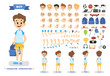 © inspiring.team - Cute young boy character set for animation