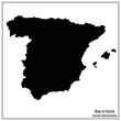 © innabelavi - Spain map. Vector illustration.