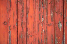 Red Painted Wood Backdrop
