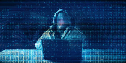 Hacker Stealing Data