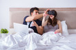 © Elnur - Wife and husband with virtual reality goggles in the bed