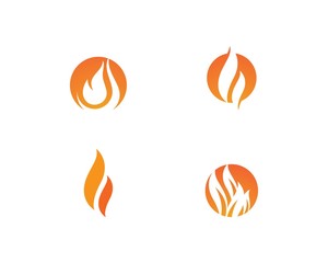 Fire flame Logo Template