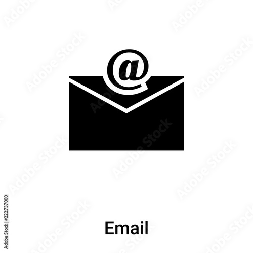 Transparent Black And White Email Icon - pic-crump