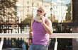 © lashkhidzetim - Trendy senior man using smartphone in downtown center outdoor - Mature fashion male having fun with new trends technology - Tech and joyful elderly lifestyle concept