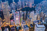 Fototapeta Nowy Jork - Hong Kong business office tower