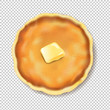 © iadams - Pancake Isolated With Butter Transparent Background