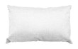 © Lemonsoup14 - White pillow isolated on white background. Soft cushion made from burlap material. ( Clipping path )
