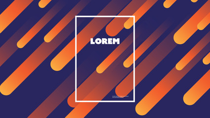 Wall Mural - abstract colorful minimal geometric background design, gradient shapes - vector illustration