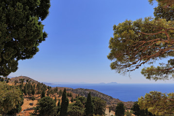  Die Aussicht am Kloster Preveli auf Kreta