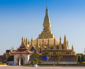 The famous marble temple Benchamabophit from Bangkok, Thailand