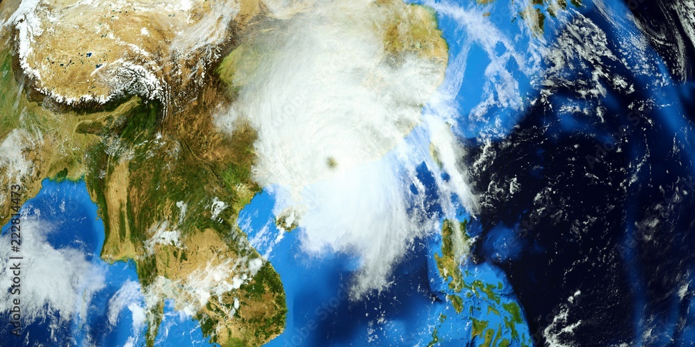 Typhoon Texture Extremely detailed and realistic high resolution 3D illustration of a ...