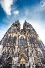Historic Gothic Cathedral In Cologne Germany