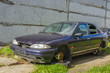 © yaroslav1986 - Unattended abandoned car in the woods on the nature