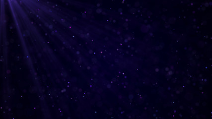 Fototapete - Dust particles. Abstract background of particles. Cosmic galaxy illustration. 3d rendering.