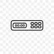 © CoolVectorStock - weight icon isolated on transparent background. Simple and editable weight icons. Modern icon vector illustration.
