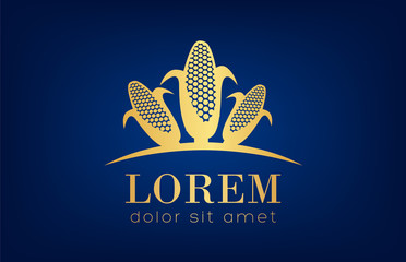 Wall Mural - Corn logo vector