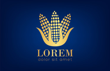 Sticker - Corn logo vector