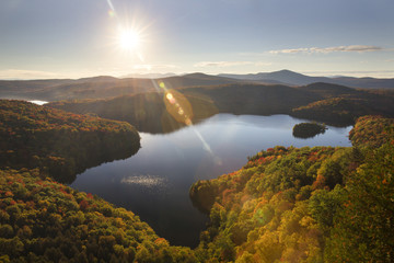 Fall Colors in New England Nichol's Ledge