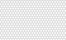 Hexagon Net Pattern Vector Background