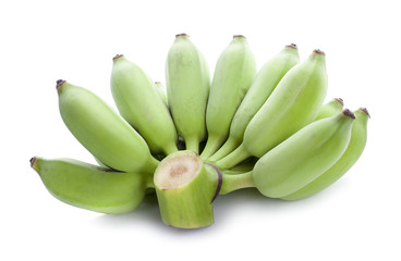 Wall Mural - Bananas,Thai cultivated banana, Thai bananas on on white background