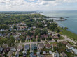 Euclid Aerial view with Cleveland, Ohio in background