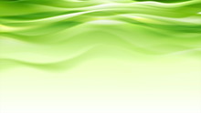 Green Abstract Smooth Waves Modern Background