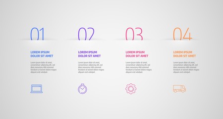 Wall Mural - business concept with steps or processes. infographics design vector and marketing icons can be used
