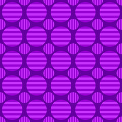  Abstract seamless circle pattern background design - color vector graphic