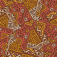 creative vector geometric seamless pattern