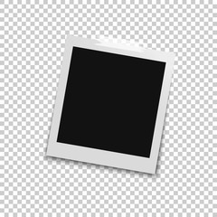 Wall Mural - retro photo frames with shadows. vector illustration