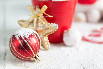 Wall Mural - Snowballs cookie balls with powdered sugar