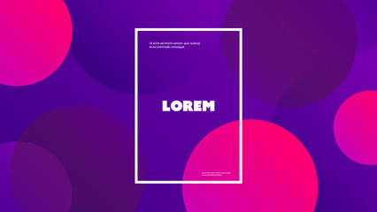 Wall Mural - Abstract Colorful Minimal Geometric Pattern Background Design, Gradient Shapes - Vector Illustration
