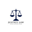 © DISTROLOGO - scales vector illustration. attorney logo vector design. justice law logo design template