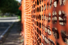 Construction Safety Fence, Orange Net Around Building Site