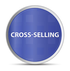 Poster - Cross-selling blue round button