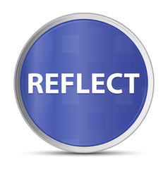 Sticker - Reflect blue round button