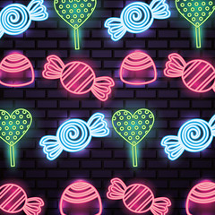 Canvas Print - sweet candy neon