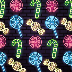 Canvas Print - sweet candy neon