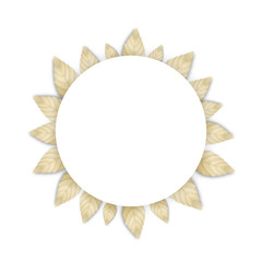 Wall Mural - leaves background. autumn gold foliage design. autumnal banner