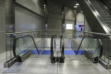 The image of an escalator