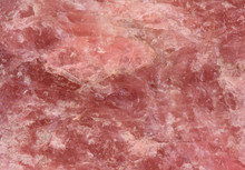 Rose Quartz Texture - Closeup Of A Rough Rose Quartz Stone Surface Structure For Backgrounds