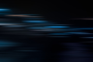 Abstract light trails in the dark background