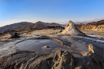 Wall Mural - Mud Volcanoes, Romania