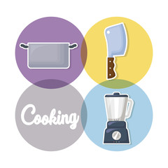 Poster - cooking utensils design