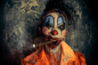 © Andrey Kiselev - disgusting clown man